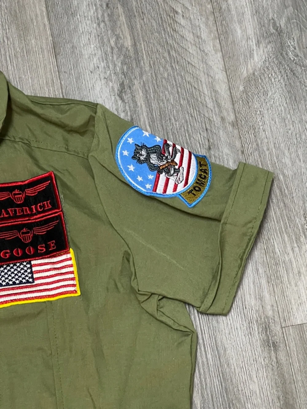 Leg Avenue womens Licensed Top Gun Flight Dress Costume/ size Large - Picture 6 of 12